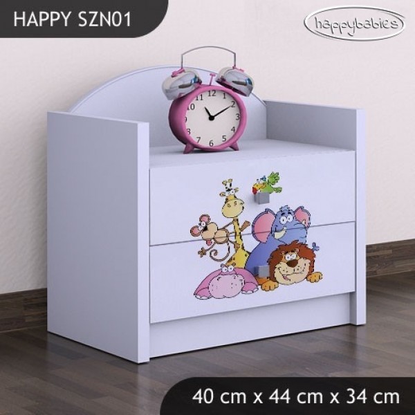 Nočna omarica Happy babies Safari 05 SZN1